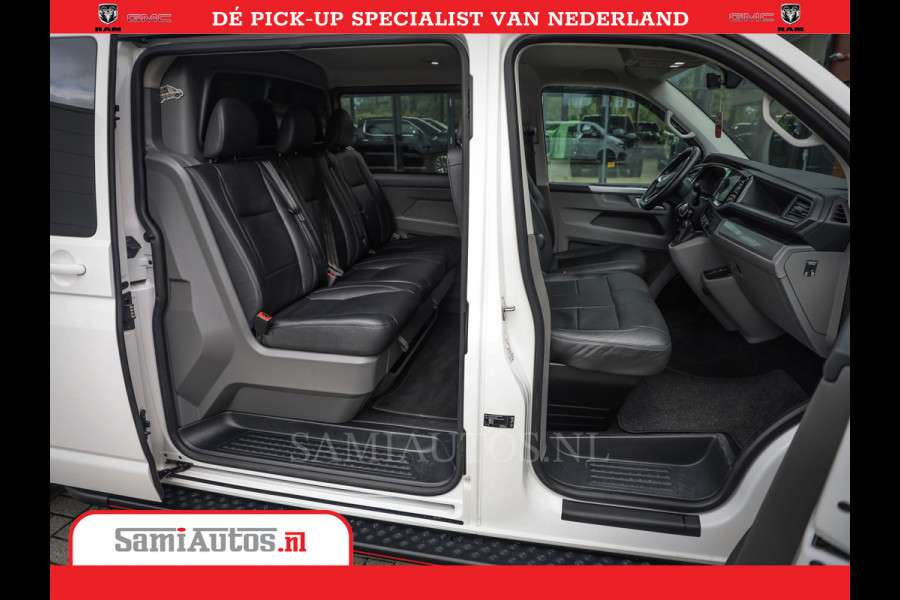 Volkswagen Transporter 2.0 TDI DC L2H1 30 Bulli 6 Persoons | Zeer Dik | In Zeer Goede Conditie | Comfortabele Dubbele Cabine met 6 Zitplaatsen | Body Kit | 20 Inch Brede Zwarte Wielen | Full Led | Camera | 2X Schuif Deuren |