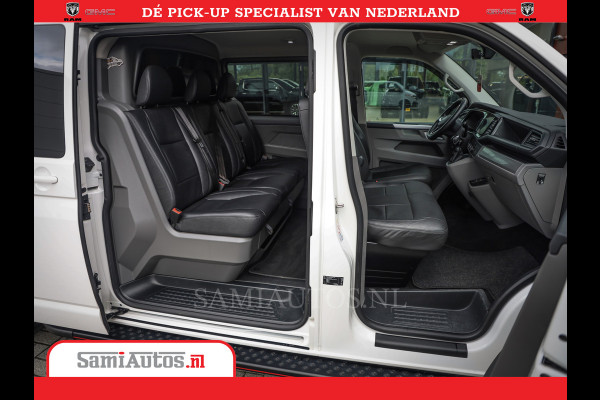 Volkswagen Transporter 2.0 TDI DC L2H1 30 Bulli 6 Persoons | Zeer Dik | In Zeer Goede Conditie | Comfortabele Dubbele Cabine met 6 Zitplaatsen | Body Kit | 20 Inch Brede Zwarte Wielen | Full Led | Camera | 2X Schuif Deuren |
