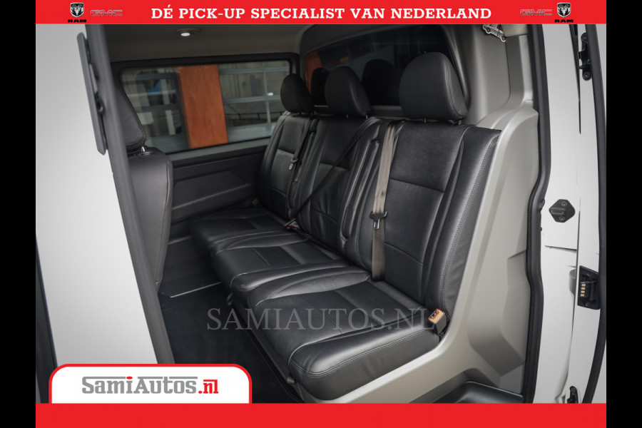 Volkswagen Transporter 2.0 TDI DC L2H1 30 Bulli 6 Persoons | Zeer Dik | In Zeer Goede Conditie | Comfortabele Dubbele Cabine met 6 Zitplaatsen | Body Kit | 20 Inch Brede Zwarte Wielen | Full Led | Camera | 2X Schuif Deuren |