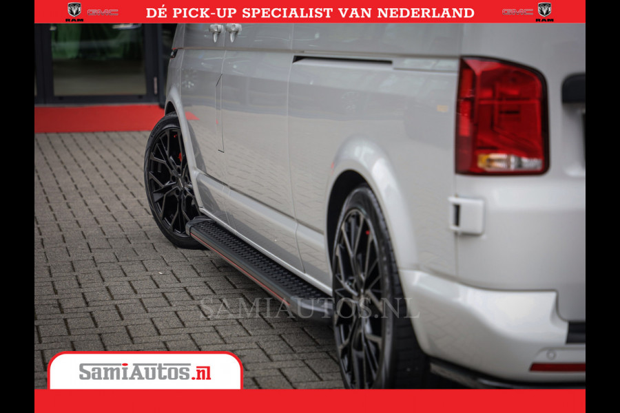 Volkswagen Transporter 2.0 TDI DC L2H1 30 Bulli 6 Persoons | Zeer Dik | In Zeer Goede Conditie | Comfortabele Dubbele Cabine met 6 Zitplaatsen | Body Kit | 20 Inch Brede Zwarte Wielen | Full Led | Camera | 2X Schuif Deuren |
