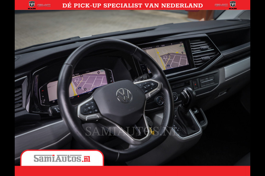Volkswagen Transporter 2.0 TDI DC L2H1 30 Bulli 6 Persoons | Zeer Dik | In Zeer Goede Conditie | Comfortabele Dubbele Cabine met 6 Zitplaatsen | Body Kit | 20 Inch Brede Zwarte Wielen | Full Led | Camera | 2X Schuif Deuren |