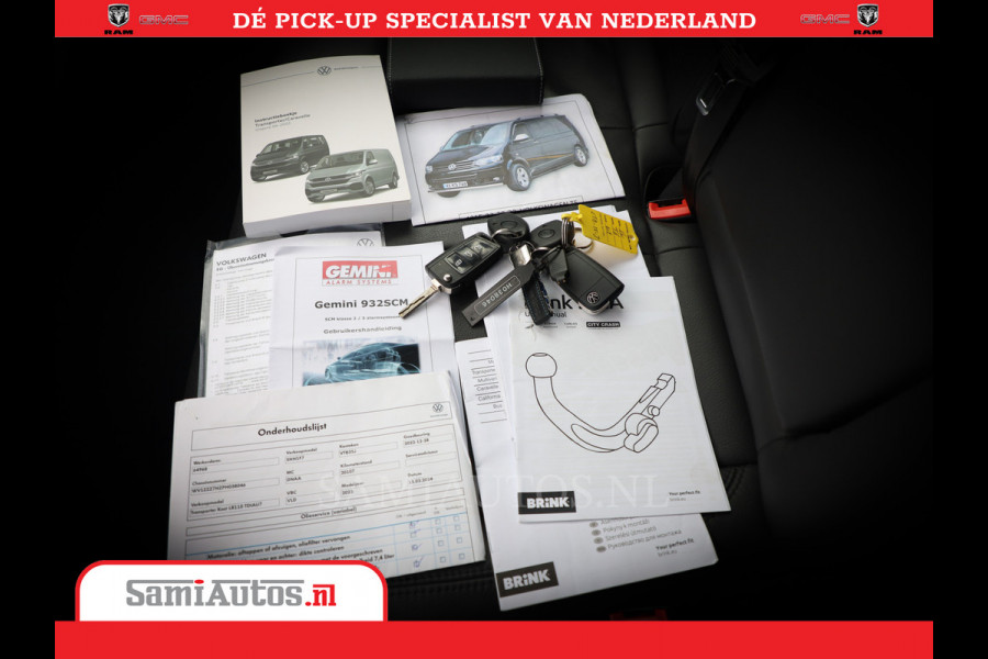Volkswagen Transporter 2.0 TDI DC L2H1 30 Bulli 6 Persoons | Zeer Dik | In Zeer Goede Conditie | Comfortabele Dubbele Cabine met 6 Zitplaatsen | Body Kit | 20 Inch Brede Zwarte Wielen | Full Led | Camera | 2X Schuif Deuren |