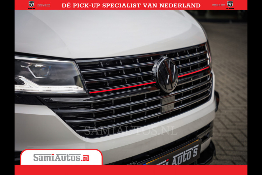 Volkswagen Transporter 2.0 TDI DC L2H1 30 Bulli 6 Persoons | Zeer Dik | In Zeer Goede Conditie | Comfortabele Dubbele Cabine met 6 Zitplaatsen | Body Kit | 20 Inch Brede Zwarte Wielen | Full Led | Camera | 2X Schuif Deuren |