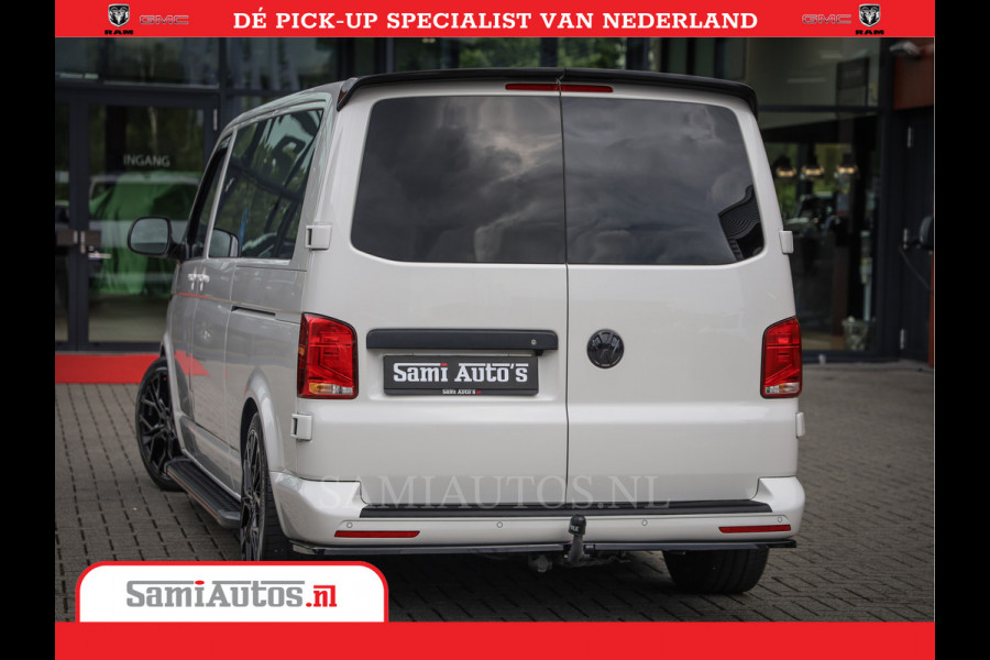 Volkswagen Transporter 2.0 TDI DC L2H1 30 Bulli 6 Persoons | Zeer Dik | In Zeer Goede Conditie | Comfortabele Dubbele Cabine met 6 Zitplaatsen | Body Kit | 20 Inch Brede Zwarte Wielen | Full Led | Camera | 2X Schuif Deuren |