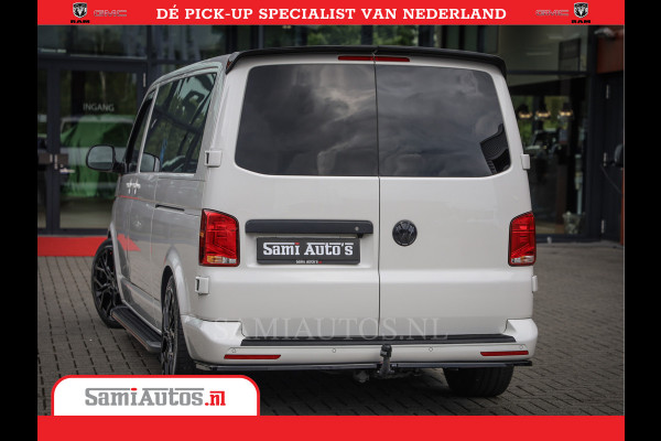 Volkswagen Transporter 2.0 TDI DC L2H1 30 Bulli 6 Persoons | Zeer Dik | In Zeer Goede Conditie | Comfortabele Dubbele Cabine met 6 Zitplaatsen | Body Kit | 20 Inch Brede Zwarte Wielen | Full Led | Camera | 2X Schuif Deuren |