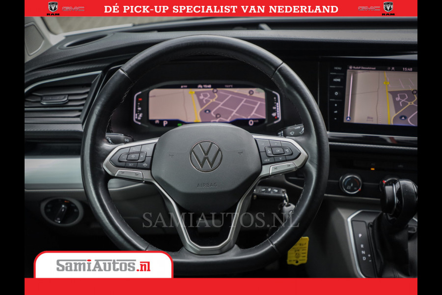 Volkswagen Transporter 2.0 TDI DC L2H1 30 Bulli 6 Persoons | Zeer Dik | In Zeer Goede Conditie | Comfortabele Dubbele Cabine met 6 Zitplaatsen | Body Kit | 20 Inch Brede Zwarte Wielen | Full Led | Camera | 2X Schuif Deuren |