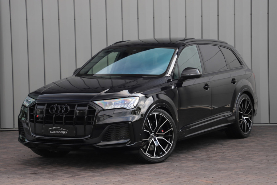 Audi SQ7 4.0 TFSI Quattro 7pers. | 507PK | Luchtvering | Achterasbesturing | Massage | Head-up | Keyles-go | Pano | B&O | Carbon | Sfeerv