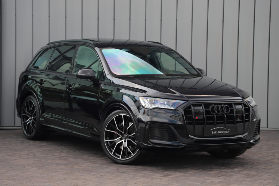 Audi SQ7 4.0 TFSI Quattro 7pers. | 507PK | Luchtvering | Achterasbesturing | Massage | Head-up | Keyles-go | Pano | B&O | Carbon | Sfeerv