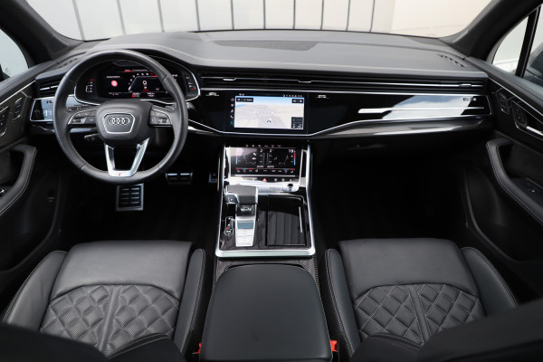 Audi SQ7 4.0 TFSI Quattro 7pers. | 507PK | Luchtvering | Achterasbesturing | Massage | Head-up | Keyles-go | Pano | B&O | Carbon | Sfeerv
