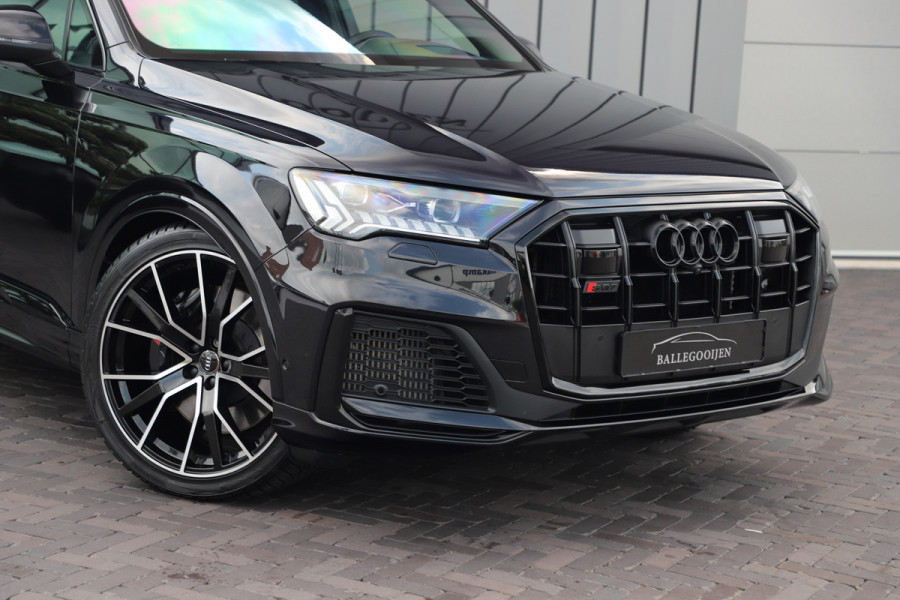 Audi SQ7 4.0 TFSI Quattro 7pers. | 507PK | Luchtvering | Achterasbesturing | Massage | Head-up | Keyles-go | Pano | B&O | Carbon | Sfeerv