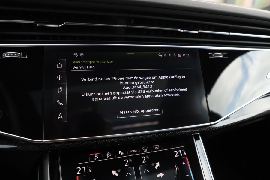 Audi SQ7 4.0 TFSI Quattro 7pers. | 507PK | Luchtvering | Achterasbesturing | Massage | Head-up | Keyles-go | Pano | B&O | Carbon | Sfeerv