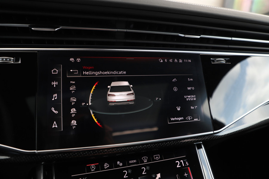 Audi SQ7 4.0 TFSI Quattro 7pers. | 507PK | Luchtvering | Achterasbesturing | Massage | Head-up | Keyles-go | Pano | B&O | Carbon | Sfeerv