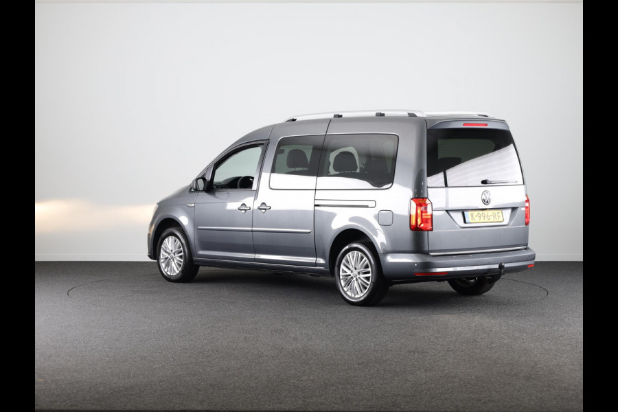Volkswagen Caddy Maxi 1.4 TSI Trendline 125 pk Automaat (DSG) | Navigatie | Trekhaak | Parkeersensoren (Park assist) | Achteruitrijcamera | Stoelverwarming | Autom. airco |