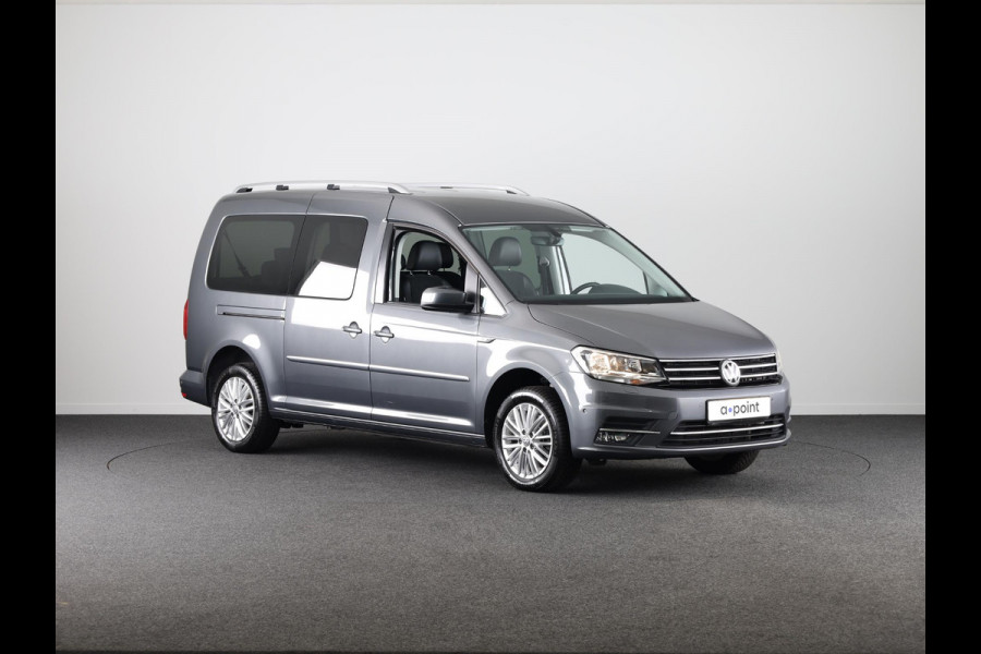 Volkswagen Caddy Maxi 1.4 TSI Trendline 125 pk Automaat (DSG) | Navigatie | Trekhaak | Parkeersensoren (Park assist) | Achteruitrijcamera | Stoelverwarming | Autom. airco |