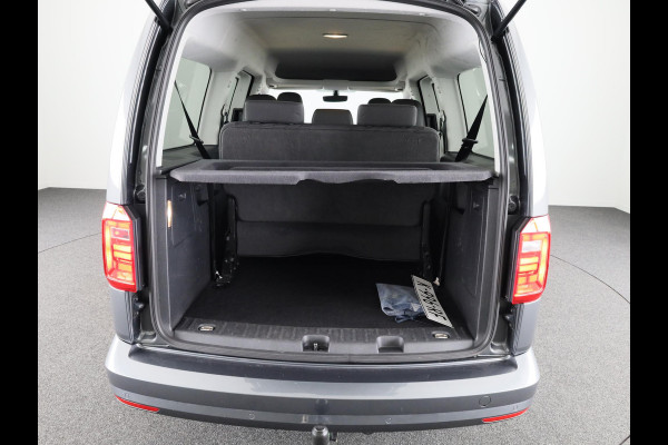 Volkswagen Caddy Maxi 1.4 TSI Trendline 125 pk Automaat (DSG) | Navigatie | Trekhaak | Parkeersensoren (Park assist) | Achteruitrijcamera | Stoelverwarming | Autom. airco |