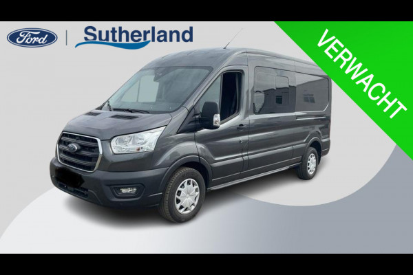 Ford Transit 350 2.0 TDCI L3H2 DC Trend 6-zits | 170pk |  Dubbele Cabine  | Navigatie | Camera | Trekhaak | Stoelverwarming | Armsteun