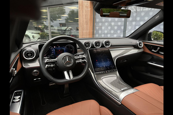 Mercedes-Benz C-Klasse Estate 300 e AMG Line Panoramadak Luxe Leder Adapt. Cruise Headup Display LED Trekhaak 18''LM 1e Eigenaar