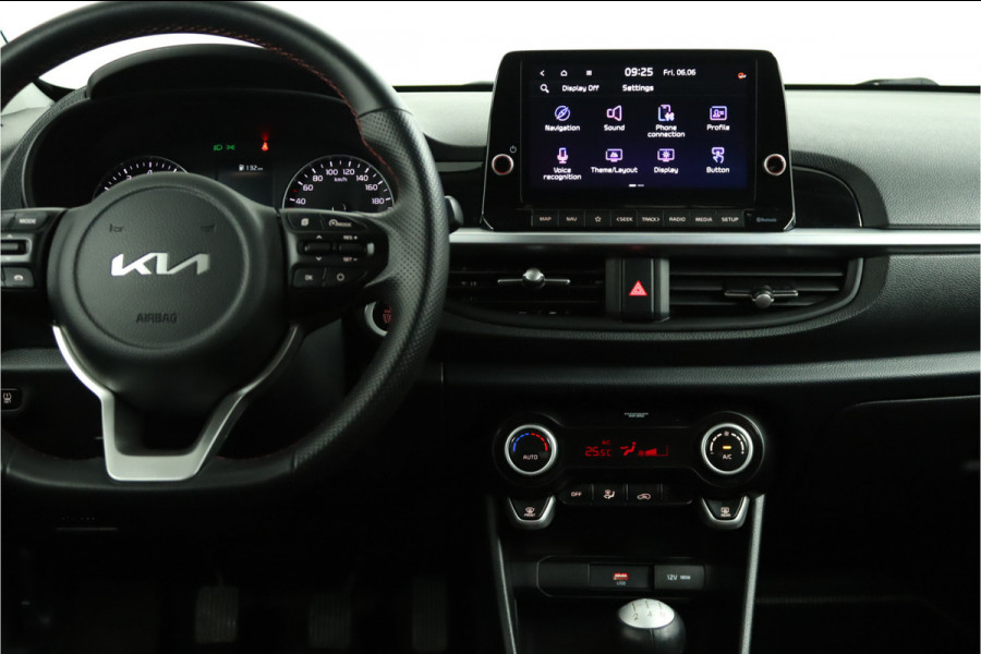 Kia Picanto 1.0 DPi GT-Line - Cruise Control - Navigatie - Climate Control - Lichtmetalen Velgen - Apple/Android Carplay - Fabrieksgarantie Tot 2028