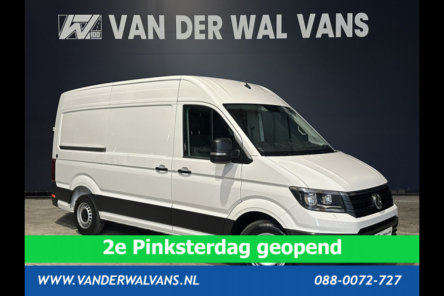 Volkswagen Crafter 2.0 TDI 140pk L3H3 Euro6 Airco | Navigatie | Apple carplay | Camera | Adaptieve Cruisecontrol android auto, parkeersensoren, verwarmde voorruit, bijrijdersbank, 3000kg trekvermogen