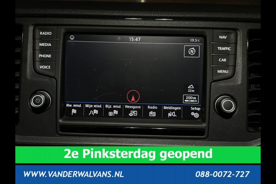 Volkswagen Crafter 2.0 TDI 140pk L3H3 Euro6 Airco | Navigatie | Apple carplay | Camera | Adaptieve Cruisecontrol android auto, parkeersensoren, verwarmde voorruit, bijrijdersbank, 3000kg trekvermogen