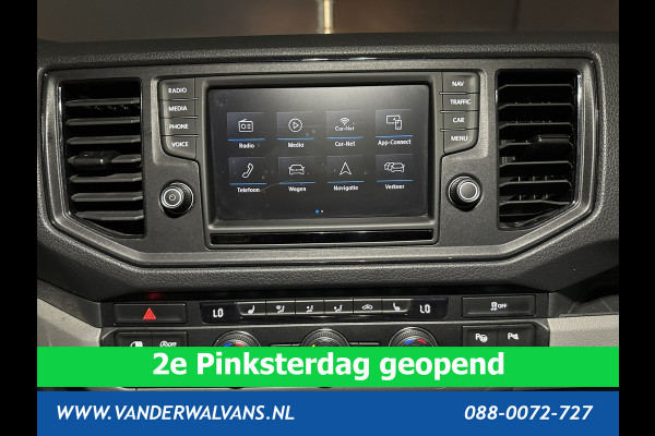 Volkswagen Crafter 2.0 TDI 140pk L3H3 Euro6 Airco | Navigatie | Apple carplay | Camera | Adaptieve Cruisecontrol android auto, parkeersensoren, verwarmde voorruit, bijrijdersbank, 3000kg trekvermogen
