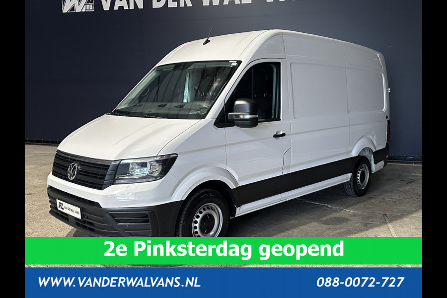 Volkswagen Crafter 2.0 TDI 140pk L3H3 Euro6 Airco | Navigatie | Apple carplay | Camera | Adaptieve Cruisecontrol android auto, parkeersensoren, verwarmde voorruit, bijrijdersbank, 3000kg trekvermogen