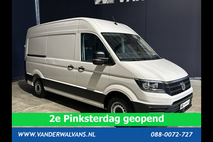 Volkswagen Crafter 2.0 TDI 140pk L3H3 Euro6 Airco | Navigatie | Apple carplay | Camera | Adaptieve Cruisecontrol android auto, parkeersensoren, verwarmde voorruit, bijrijdersbank, 3000kg trekvermogen