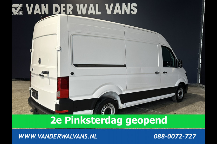 Volkswagen Crafter 2.0 TDI 140pk L3H3 Euro6 Airco | Navigatie | Apple carplay | Camera | Adaptieve Cruisecontrol android auto, parkeersensoren, verwarmde voorruit, bijrijdersbank, 3000kg trekvermogen