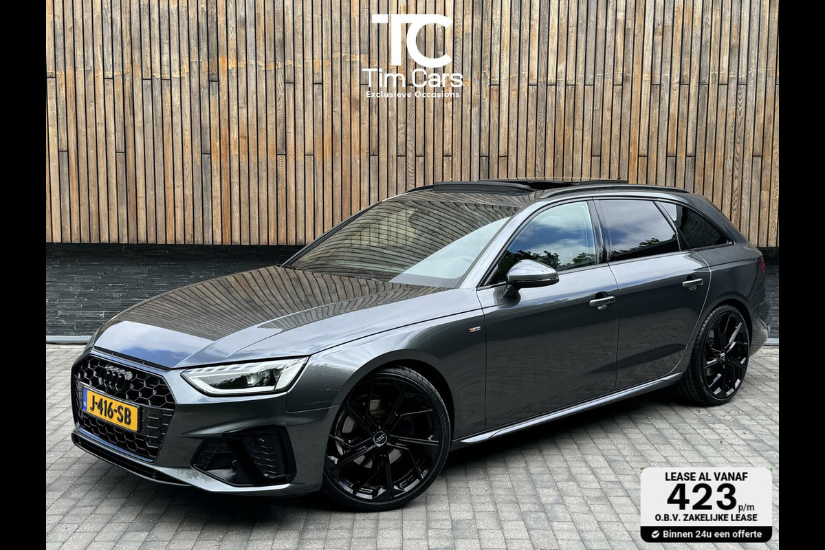 Audi A4 Avant 35 TFSI S edition Automaat | Panoramadak | LED | Sportstoelen | Stoelverwarming | Extra getint glas | 20 inch lichtmetalen Audi A4 Avant 35 TFSI S edition Automaat | Panoramadak | LED | Sportstoelen | Stoelverwarming | Extra getint glas | 20 inch lichtmetalen
