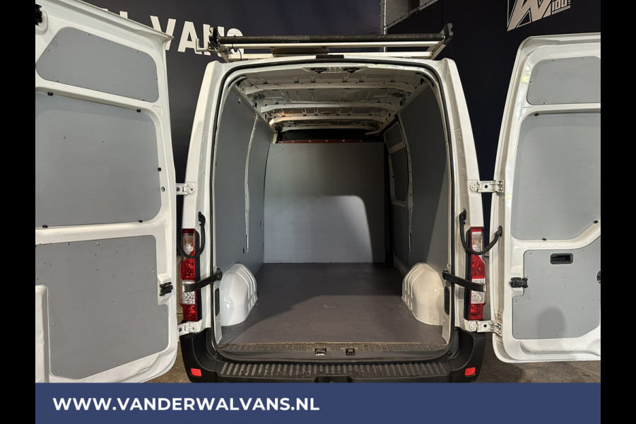 Opel Movano 2.3 CDTI 146pk L2H2 Euro6 # Airco | Imperiaal | Navigatie | Camera | 2500kg trekhaak | Cruisecontrol Parkeersensoren, Trap, Bijrijdersbank