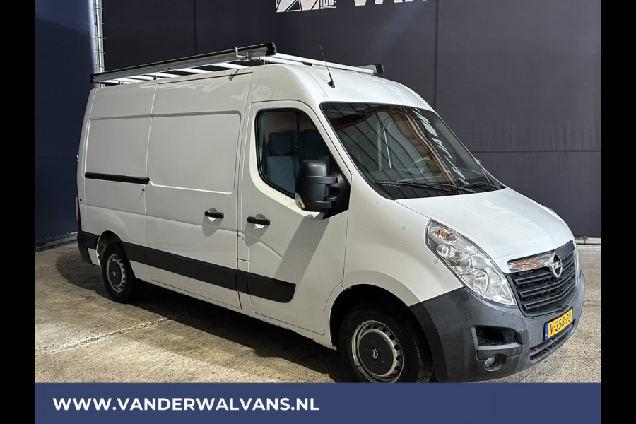 Opel Movano 2.3 CDTI 146pk L2H2 Euro6 # Airco | Imperiaal | Navigatie | Camera | 2500kg trekhaak | Cruisecontrol Parkeersensoren, Trap, Bijrijdersbank