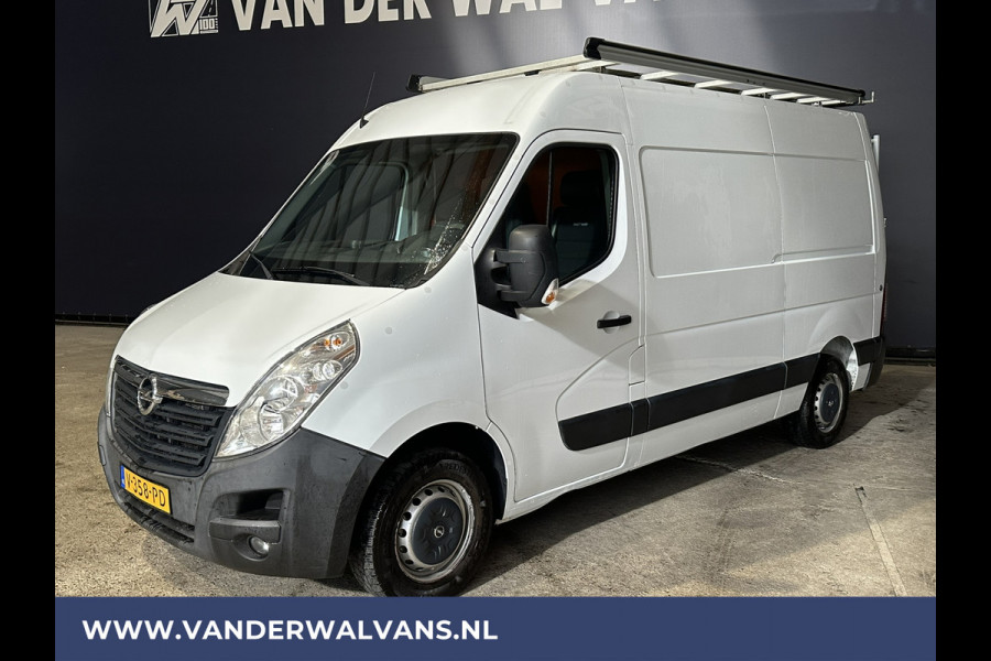 Opel Movano 2.3 CDTI 146pk L2H2 Euro6 # Airco | Imperiaal | Navigatie | Camera | 2500kg trekhaak | Cruisecontrol Parkeersensoren, Trap, Bijrijdersbank