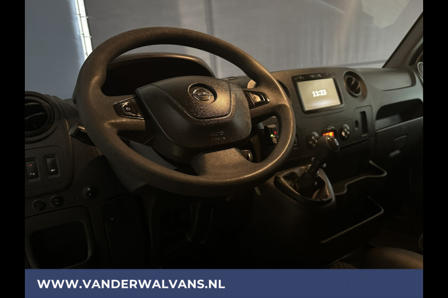 Opel Movano 2.3 CDTI 146pk L2H2 Euro6 # Airco | Imperiaal | Navigatie | Camera | 2500kg trekhaak | Cruisecontrol Parkeersensoren, Trap, Bijrijdersbank