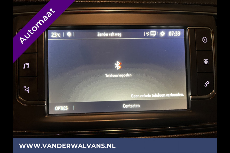 Opel Vivaro 2.0 CDTI 177pk Automaat L3H1 Euro6 # Airco | Camera | Apple Carplay | Android Auto Cruisecontrol, Parkeersensoren, Bijrijdersbank, 2500kg trekvermogen