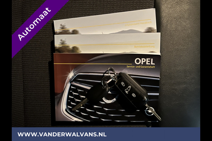 Opel Vivaro 2.0 CDTI 177pk Automaat L3H1 Euro6 # Airco | Camera | Apple Carplay | Android Auto Cruisecontrol, Parkeersensoren, Bijrijdersbank, 2500kg trekvermogen