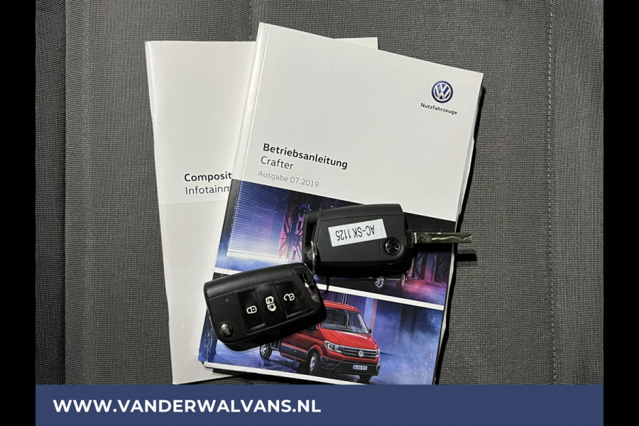 Volkswagen Crafter 2.0 TDI 140 pk L3H3 L2H2 Euro6 Airco | Camera | Navigatie | Apple Carplay Android Auto, Parkeersensoren, 3000kg trekvermogen