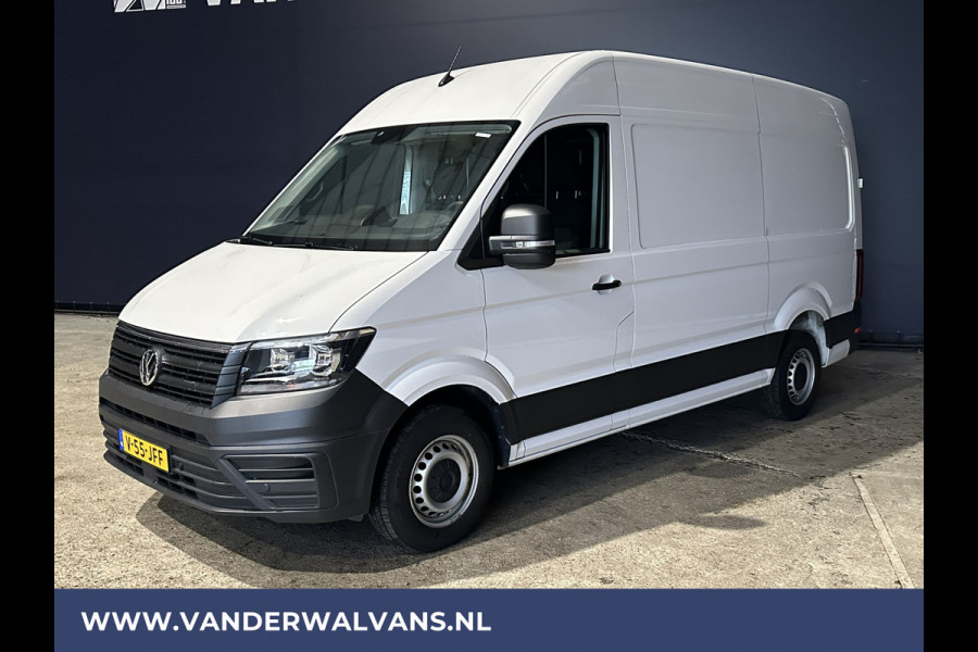 Volkswagen Crafter 2.0 TDI 140 pk L3H3 L2H2 Euro6 Airco | Camera | Apple Carplay | Android Auto Parkeersensoren, Bijrijdersbank
