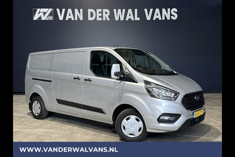 Ford Transit Custom 2.0 TDCI 130 pk L2H1 Euro6 Airco | Navigatie | LED | Cruisecontrol | Trekhaak Android Auto, Verwarmde voorruit, Parkeersensoren, Bijrijdersbank