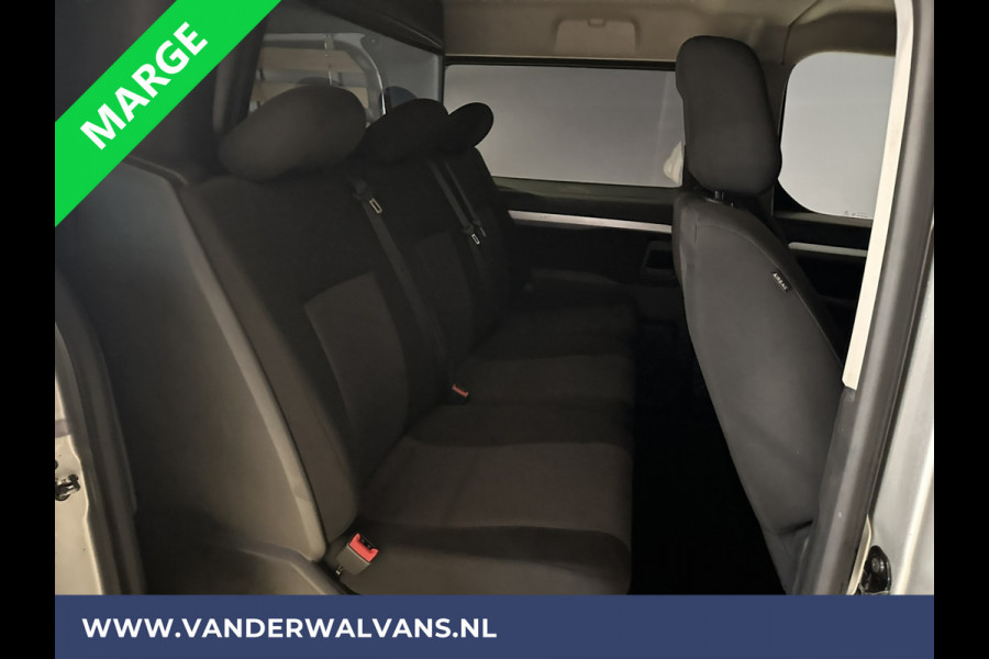 Citroën Jumpy 2.0 BlueHDI **MARGE, GEEN BTW** 123pk L3H1 XL Dubbele cabine Euro6 Airco | 2500kg Trekhaak Navigatie, Cruisecontrol, Apple Carplay, Parkeersensoren, 5-Zits