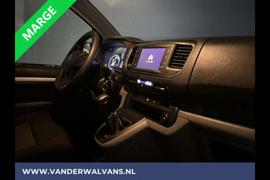 Citroën Jumpy 2.0 BlueHDI **MARGE, GEEN BTW** 123pk L3H1 XL Dubbele cabine Euro6 Airco | 2500kg Trekhaak Navigatie, Cruisecontrol, Apple Carplay, Parkeersensoren, 5-Zits