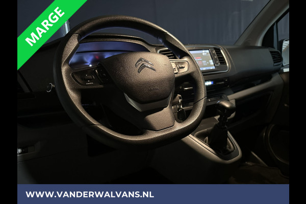 Citroën Jumpy 2.0 BlueHDI **MARGE, GEEN BTW** 123pk L3H1 XL Dubbele cabine Euro6 Airco | 2500kg Trekhaak Navigatie, Cruisecontrol, Apple Carplay, Parkeersensoren, 5-Zits