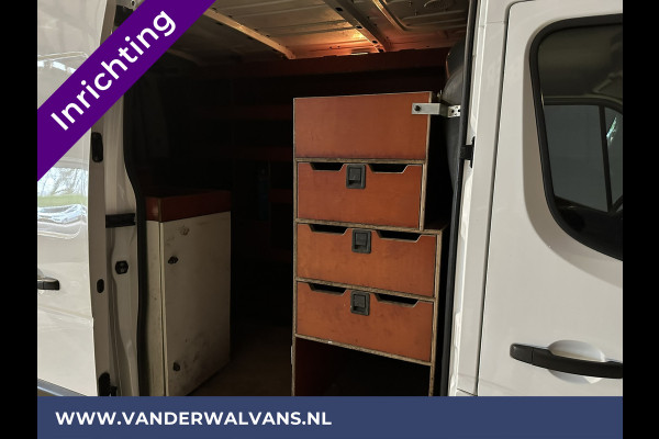 Opel Movano 2.3 CDTI 146pk L2H2 inrichting Euro6 Airco | Omvormer | Navigatie | Camera | Imperiaal Cruisecontrol, Trekhaak, Parkeersensoren, Bijrijdersbank