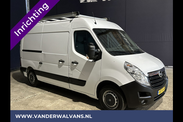 Opel Movano 2.3 CDTI 146pk L2H2 inrichting Euro6 Airco | Omvormer | Navigatie | Camera | Imperiaal Cruisecontrol, Trekhaak, Parkeersensoren, Bijrijdersbank