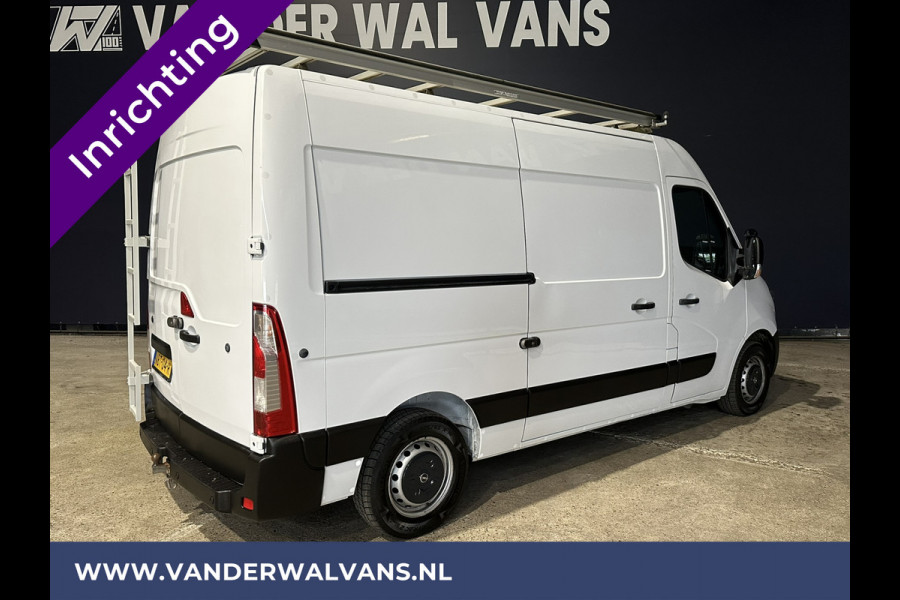 Opel Movano 2.3 CDTI 146pk L2H2 inrichting Euro6 Airco | Omvormer | Navigatie | Camera | Imperiaal Cruisecontrol, Trekhaak, Parkeersensoren, Bijrijdersbank