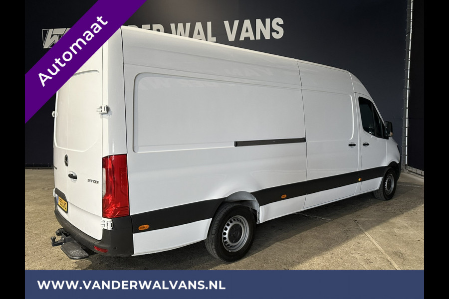 Mercedes-Benz Sprinter 317 CDI 170pk 9G-Tronic Automaat L3H2 3500kg Trekhaak Euro6 Airco | Camera Apple Carplay, Android Auto, Cruisecontrol, Parkeersensoren, Stoelverwarming, Chauffeursstoel, Bijrijdersbank