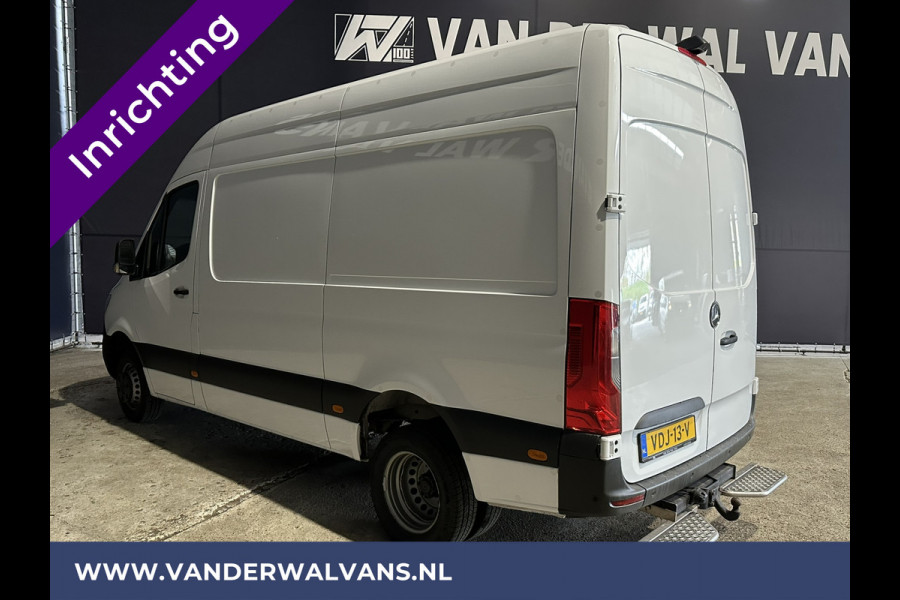 Mercedes-Benz Sprinter 516 CDI 163 pk 3500kg Trekhaak L2H2 Dubbel Lucht Inrichting Euro6 Airco | Camera | Apple Carplay Cruisecontrol, Android Auto, Parkeersensoren
