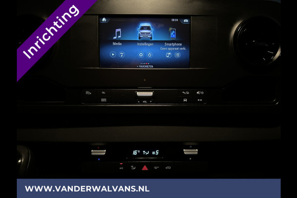 Mercedes-Benz Sprinter 516 CDI 163 pk 3500kg Trekhaak L2H2 Dubbel Lucht Inrichting Euro6 Airco | Camera | Apple Carplay Cruisecontrol, Android Auto, Parkeersensoren