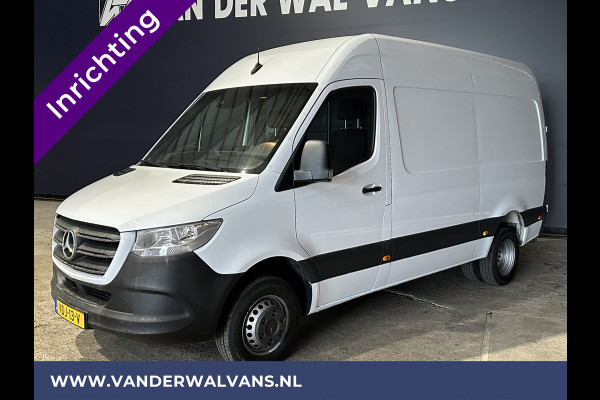 Mercedes-Benz Sprinter 516 CDI 163 pk 3500kg Trekhaak L2H2 Dubbel Lucht Inrichting Euro6 Airco | Camera | Apple Carplay Cruisecontrol, Android Auto, Parkeersensoren