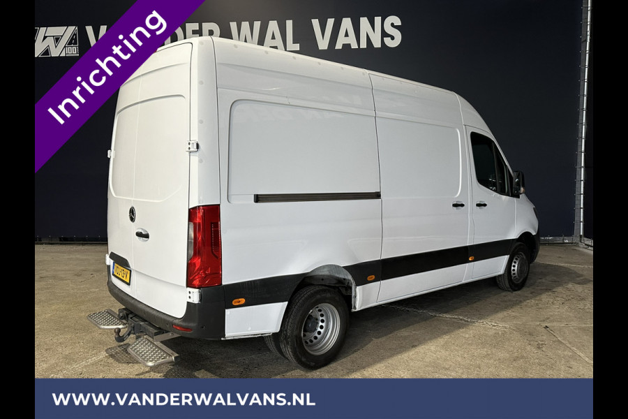 Mercedes-Benz Sprinter 516 CDI 163 pk 3500kg Trekhaak L2H2 Dubbel Lucht Inrichting Euro6 Airco | Camera | Apple Carplay Cruisecontrol, Android Auto, Parkeersensoren