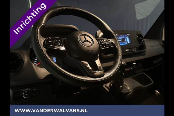 Mercedes-Benz Sprinter 516 CDI 163 pk 3500kg Trekhaak L2H2 Dubbel Lucht Inrichting Euro6 Airco | Camera | Apple Carplay Cruisecontrol, Android Auto, Parkeersensoren
